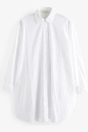 Next 100% Cotton Beach Shirt Cover-Up38 Petite