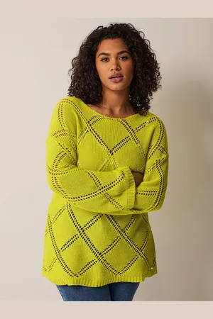 Evans Diamond Pointelle Jumper58-60