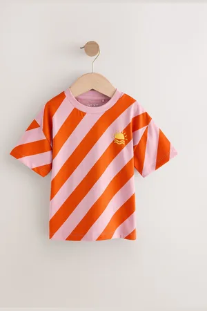 Next Short Sleeve Stripe T-Shirt (3mths-7yrs)116122cm