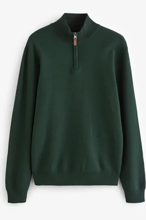 Next Normal pasform 100% Bomuld Premium Quarter Zip TrøjeXXL