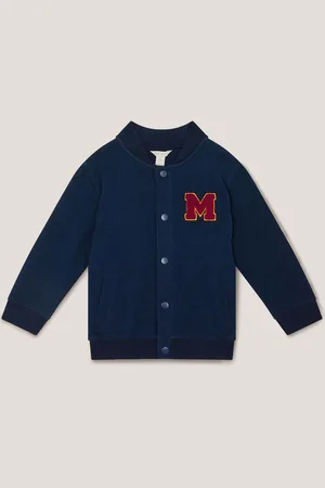 Monsoon Denim Jersey Bomber Jacket110116cm