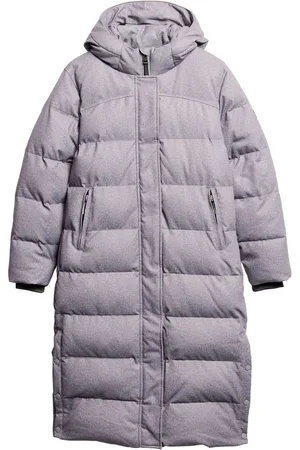 Superdry Tweed Longline Puffer Jakke42
