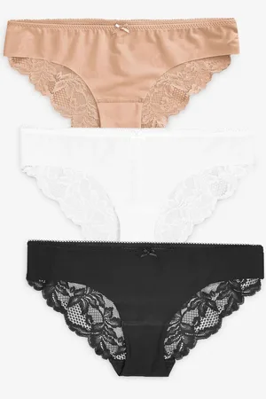 Next Ingen VPL Lace Back Briefs 3 Pakke50