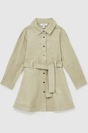 Reiss Mara Corduroy Belted Long-Sleeve Dress12 - 13 år (152 - 158cm)