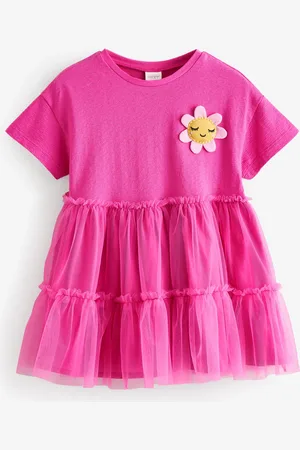 Next Short Sleeve Mesh Dress (3mths-7yrs)6 - 9 måneder (68 - 74cm)