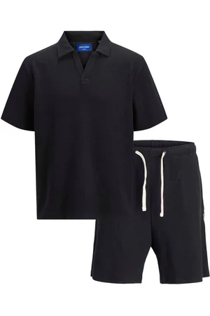 JACK & JONES Revere Collar Polo and Shorts SetStor