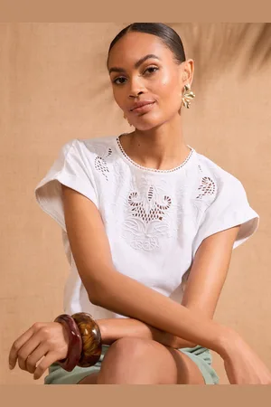 Love & Roses Embroidered T-Shirt