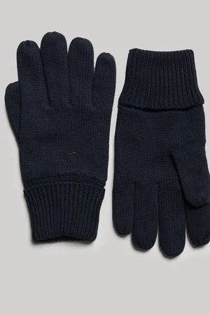 Superdry Strikkede logohandskerEn