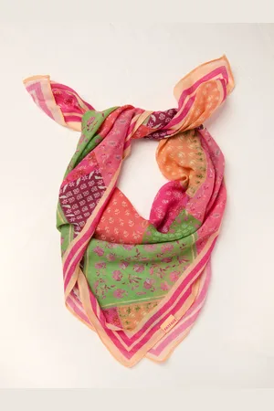 Fat Face FatFace Patchwork Printed Hair Scarfen