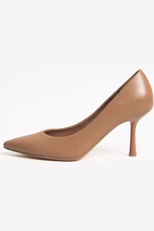 Lipsy London Mid Heel Faux Leather Courts