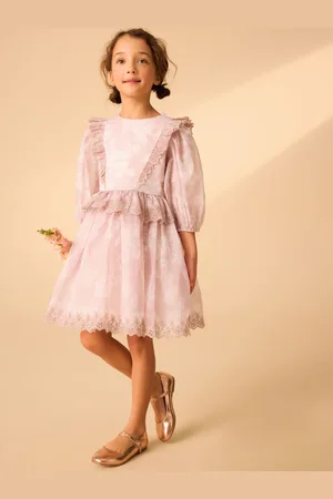 Laura Ashley Summer Rose Broderie Organza Prom Dress98104cm