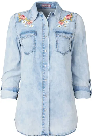 Joe Browns Daisy Embroidery Denim Shirt40