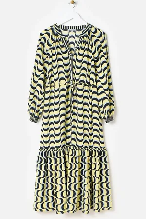 Oliver Bonas Wave Geometric Maxi Dress44