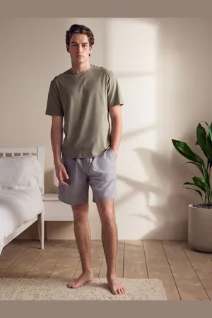 Next Linen Blend Pyjamas Shorts Setmedium