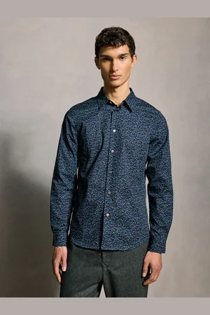 Paul Smith Blue Printed Design ShirtXXL