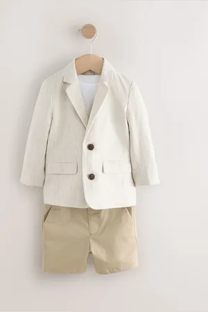 Next Blazer, T-Shirt & Shorts Set (3mths-9yrs)6874cm