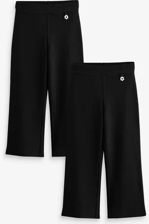 Next 2 Pack Pull-On Cotton Rich Stretch Bootcut School Trousers (3-17yrs)17 år (182cm)