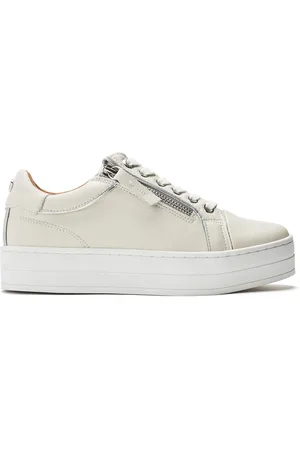 Moda In Pelle Barlli Contrast Topline Leather Trainerseu41