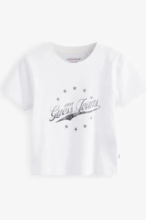 Guess Baby 100% Cotton Vintage Logo Cropped T-ShirtS