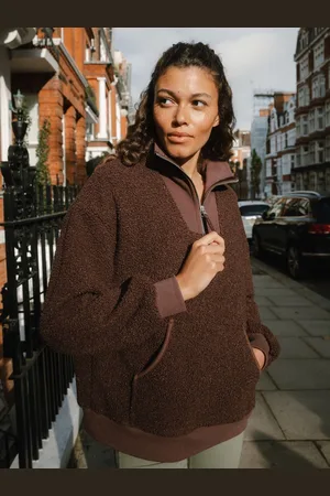 Chelsea Peers Borg Quarter Zip Funnel Sweatshirt44