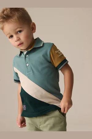 Next Short Sleeve Sash 100% Cotton Polo Shirt (3mths-7yrs)9 - 12 måneder (74 - 80cm)