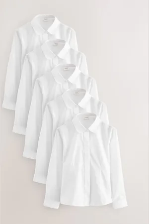 Next 5 Pack Long Sleeve Fitted School Shirts (3-17yrs)17 år (182cm)