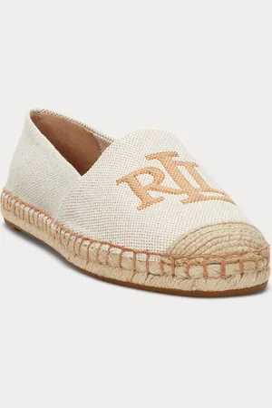 Ralph Lauren Cameryn Cross-Dyed Canvas Espadrille Shoes