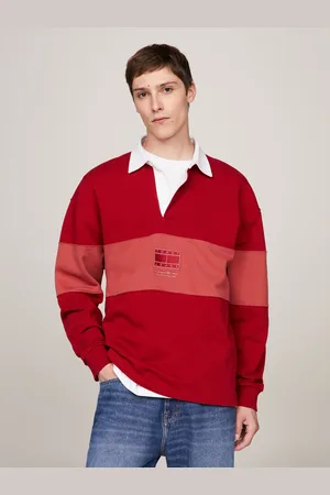 Tommy Hilfiger Tonal Flag Rugby SkjorterXS