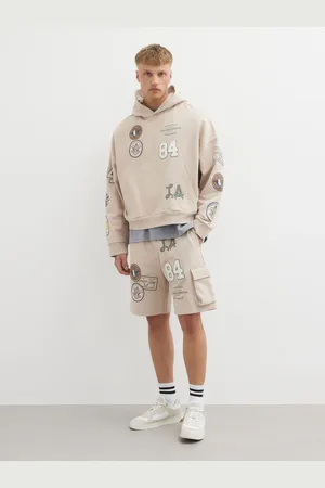 River Island Americana Badge 100% Cotton Hoodielarge