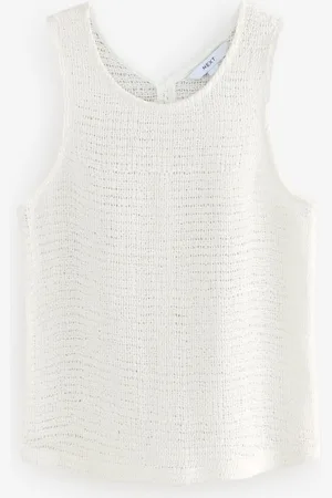 Next Hæklet Shell Tank TopX-Small