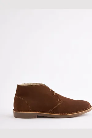 Next Teddystof Lined Desert Støvler
