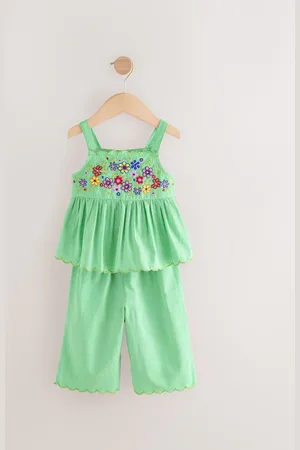 Next Embroidered Blouse and Trousers Co-Ord Set (3mths-8yrs)104110cm