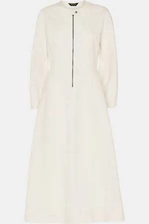 Whistles Denim Zip Detail 100% Cotton Dress38