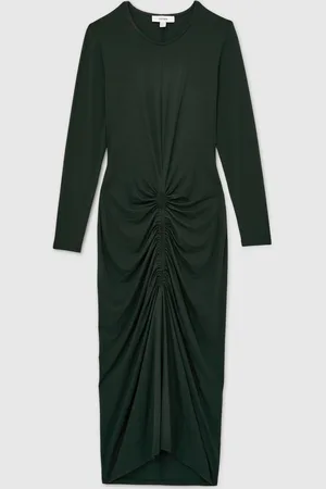 Reiss Ginny Ruched Jersey Midi Kjole40