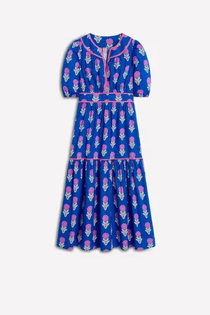 Boden 100% Cotton Rhea Embroidered Midi Dress40