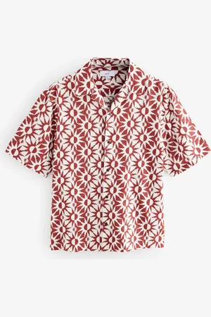 Next Short Sleeve Sun Printed 100% Cotton ShirtXXL
