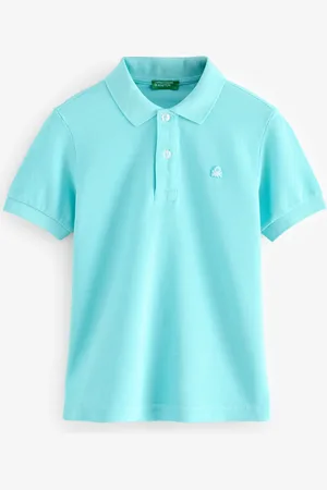 Benetton Boys Pique 100% Cotton Polo Shirt6 - 7 år (116 - 122cm)