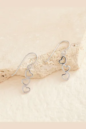 Next Triple Heart Drop EarringsEn