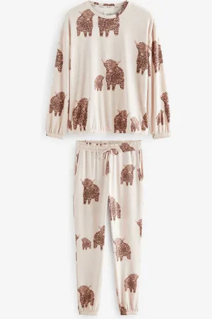 Next Hyggelig Langærmet PyjamasS Høj