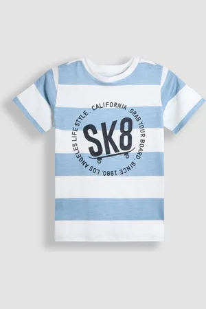 JoJo Maman Bébé Skate Striped T-Shirt110116cm