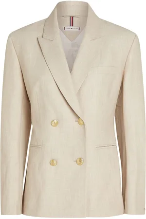 Tommy Hilfiger Slim Linen Mix Double Breasted Blazer40
