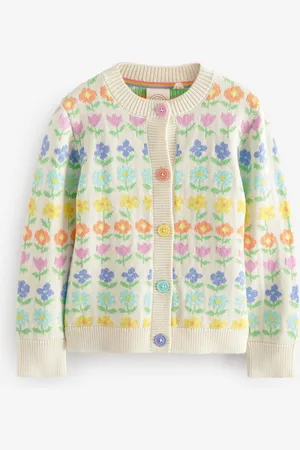 Little Bird Floral Knitted Cardigan122128cm