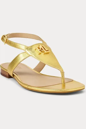 Ralph Lauren Everley læder sandaler