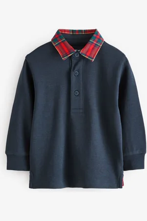 Next Langærmet 100% Cotton Polo-skjorter (3mdr.-7år)3 - 6 måneder (62 - 68cm)