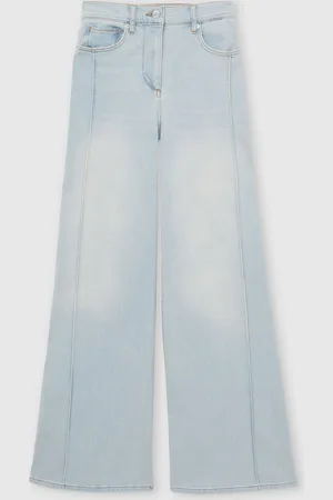 Reiss Heather Stretch-Cotton Wide-Leg Jeans27 R