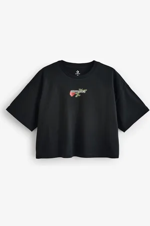 Converse Oversized Valentines Day Cropped 100% Cotton T-ShirtL