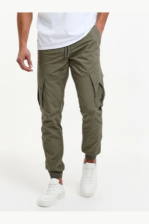 Threadbare Bomuld Slim Fit Cuffed Cargobukser 100% Bomuld BukserM