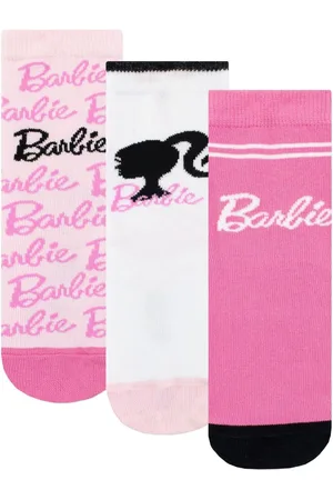 Character Barbie 3 Pack Socks9-11