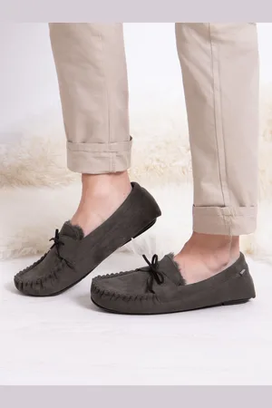 Totes Herre Suedette Moccasin Hjemmesko