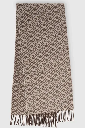 Reiss Bowen Logo Jacquard Scarf With WoolEn